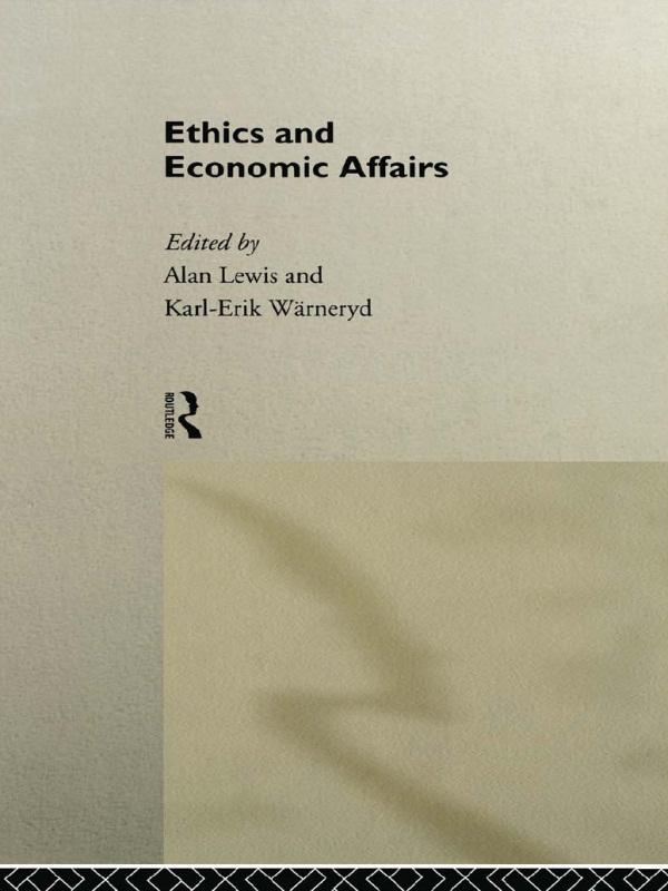 Ethics and Economic Affairs
