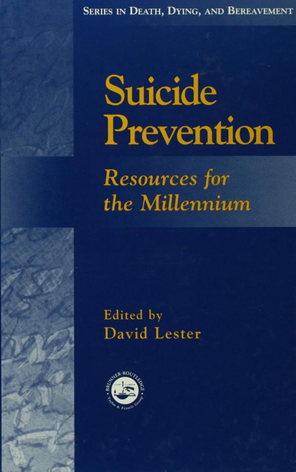Suicide Prevention by David Lester