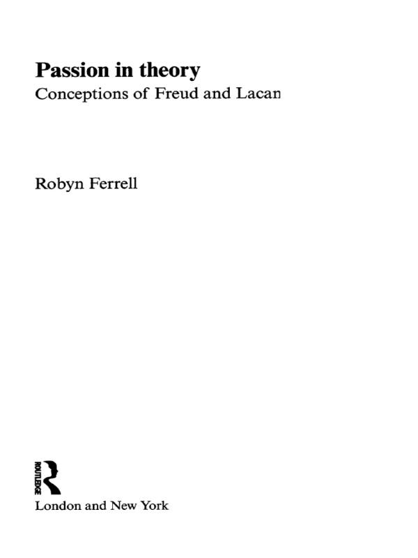 Passion in Theory by Robin Ferrell