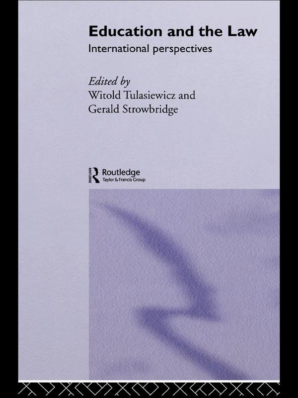 Education and the Law by Gerald Stowbridge, Witold Tulasiewicz