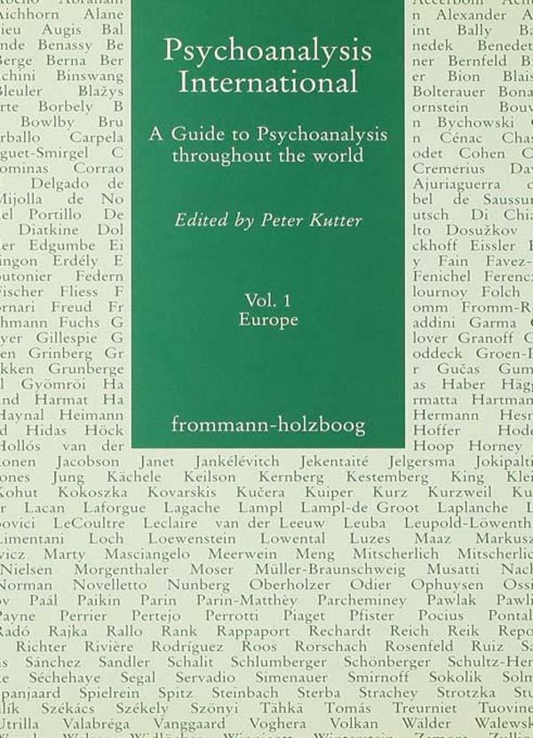 Psychoanalysis International, V.1