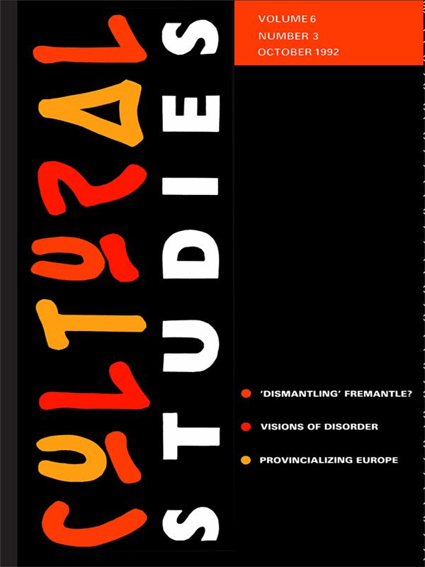 Cultural Studies by Ien Ang, John Hartley