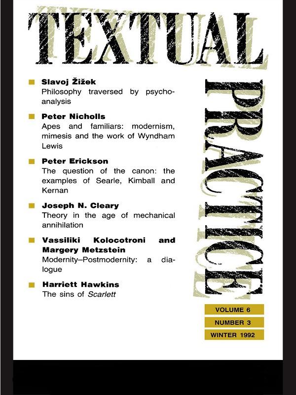 Textual Practice by Terence Hawkes