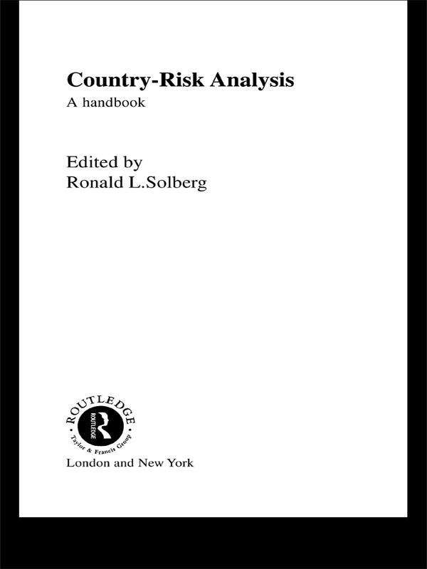 Country Risk Analysis by Ronald L. Solberg