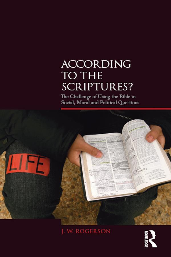 According to the Scriptures? by J. W. Rogerson