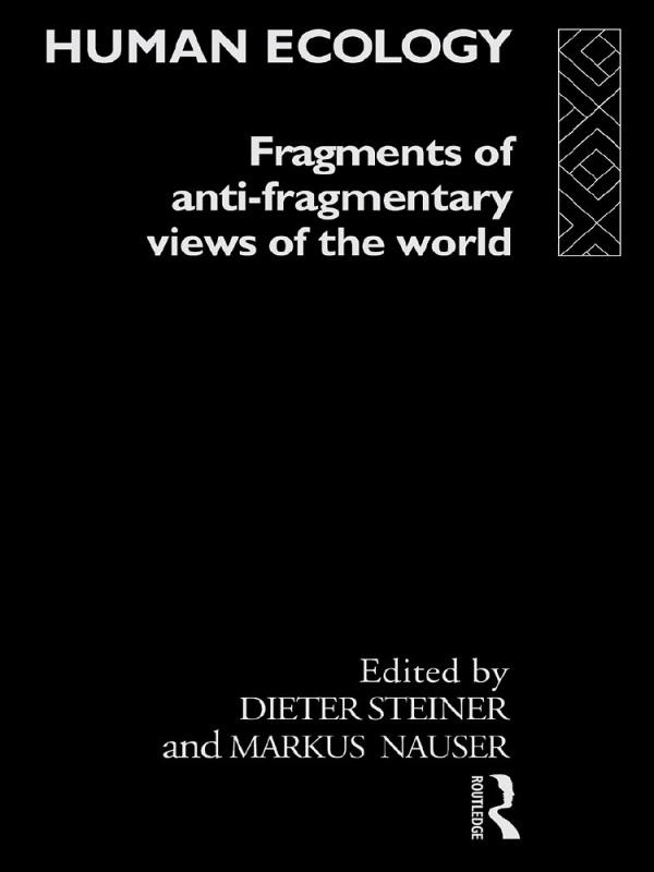 Human Ecology by Dieter Steiner, Markus Nauser