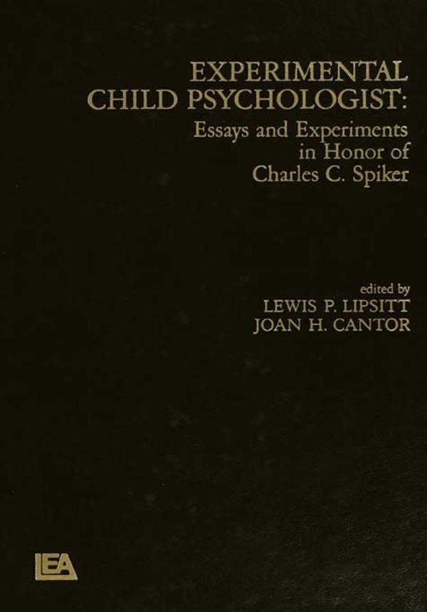 Experimental Child Psychologist by J. H. Cantor, L. P. Lipsitt