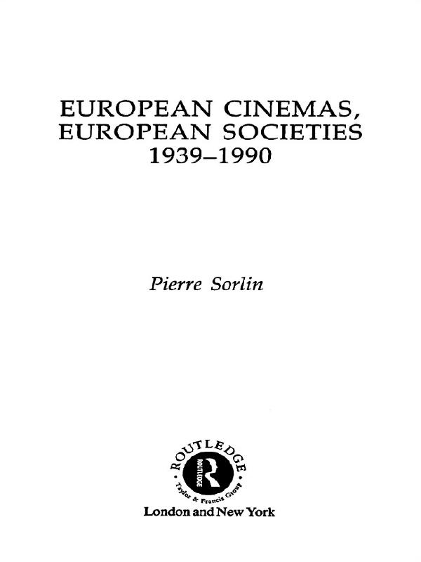 European Cinemas, European Societies