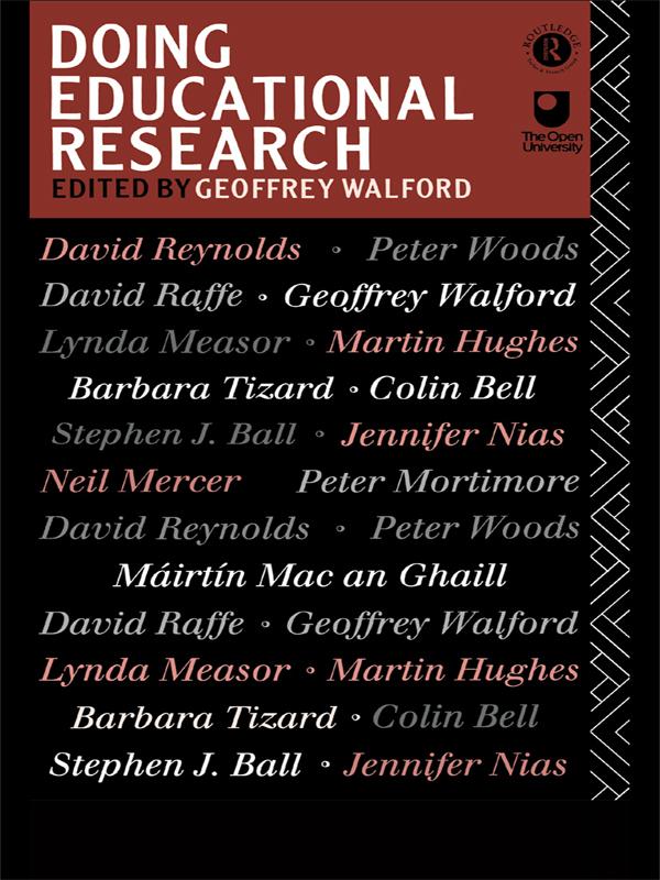 Doing Educational Research by Geoffrey Walford