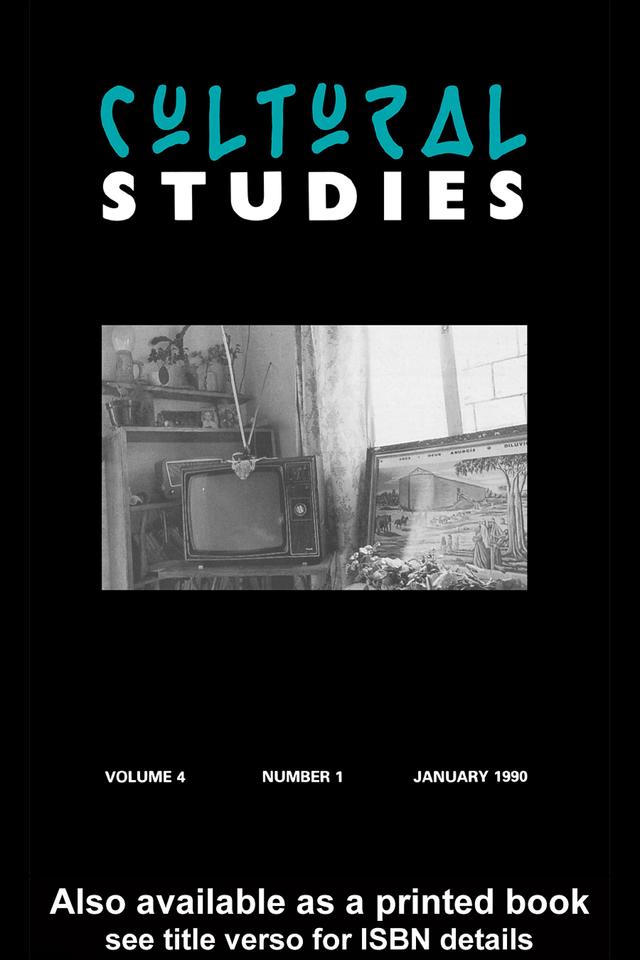 Cultural Studies by JOHN FISKE