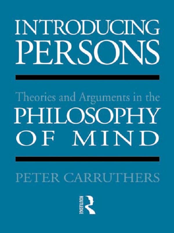 Introducing Persons by Peter Carruthers