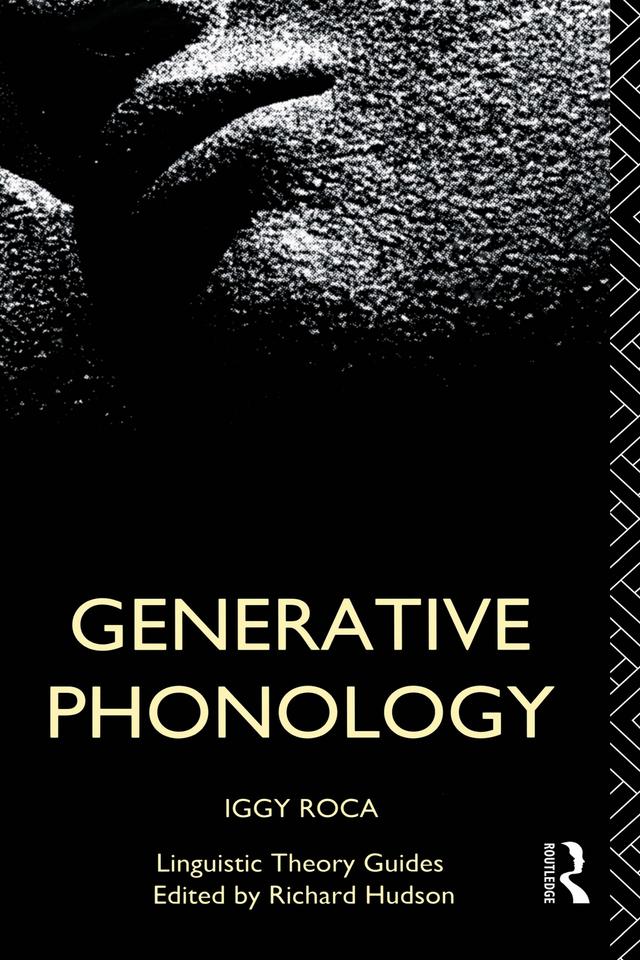 Generative Phonology by Iggy Roca