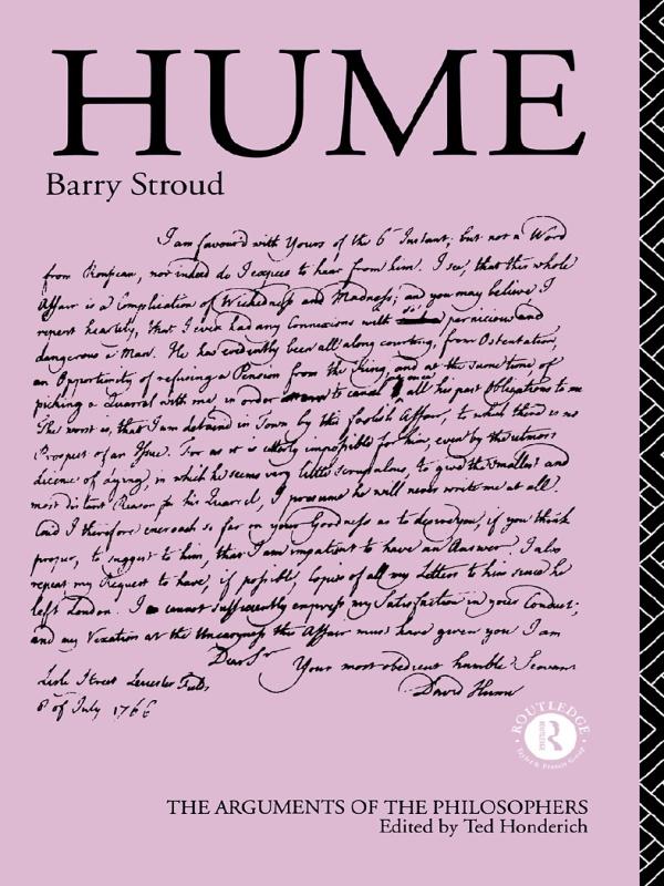 Hume-Arg Philosophers by Barry Stroud