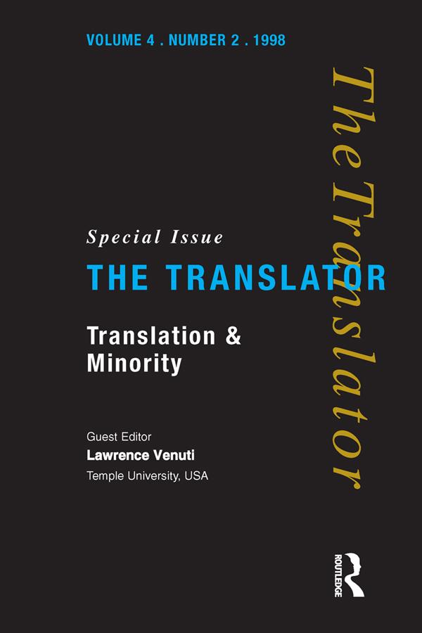 Translation and Minority by Lawrence Venuti