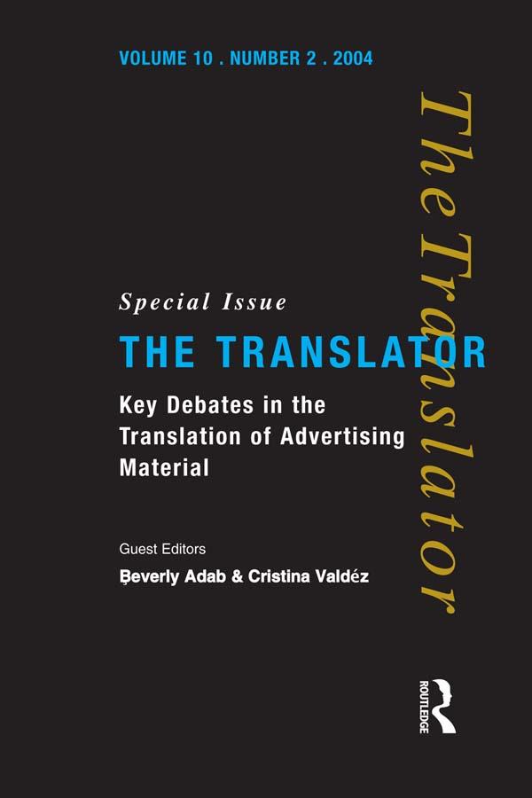 Key Debates in the Translation of Advertising Material by Beverly Adab