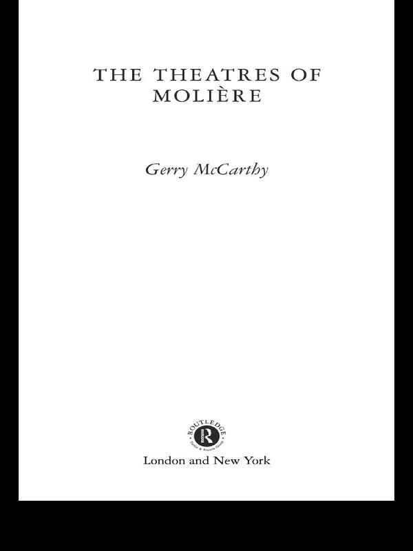 The Theatres of Moliere by Gerry Mccarthy, Gerry McCarthy