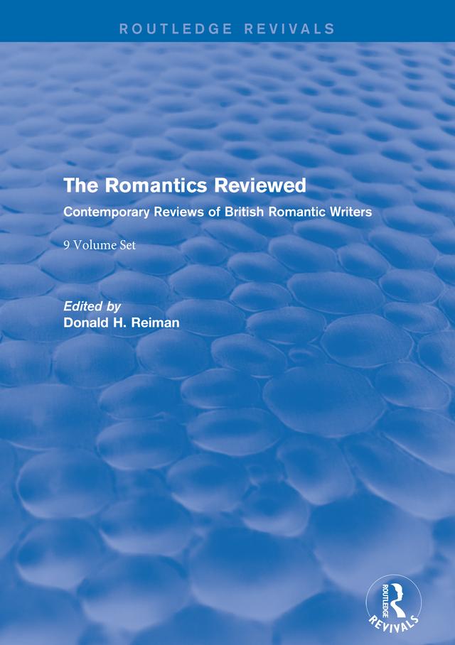 The Romantics Reviewed by Donald Reiman