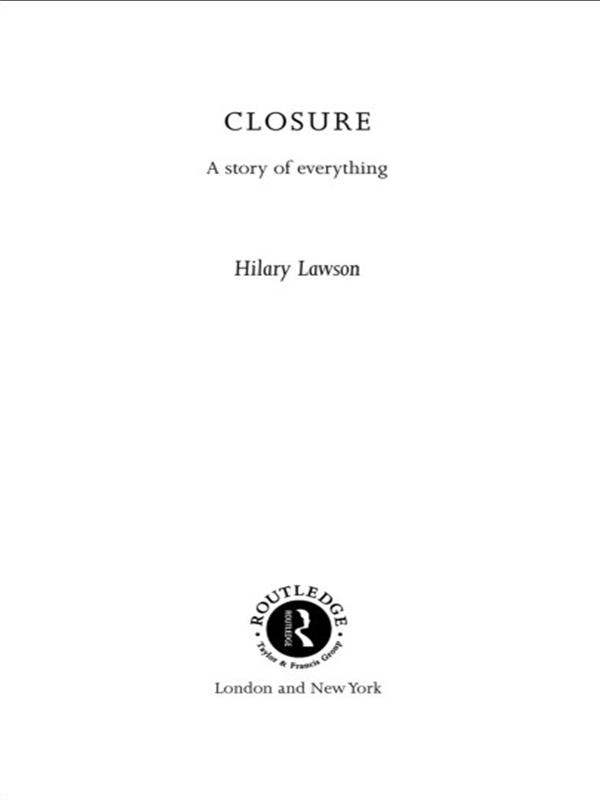 Closure by Hilary Lawson