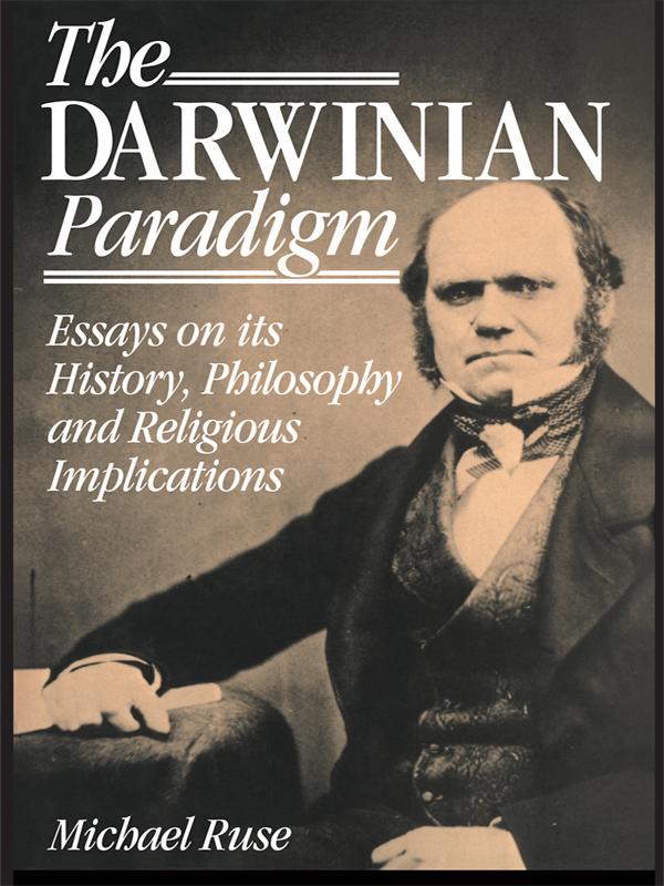The Darwinian Paradigm by Michael Ruse