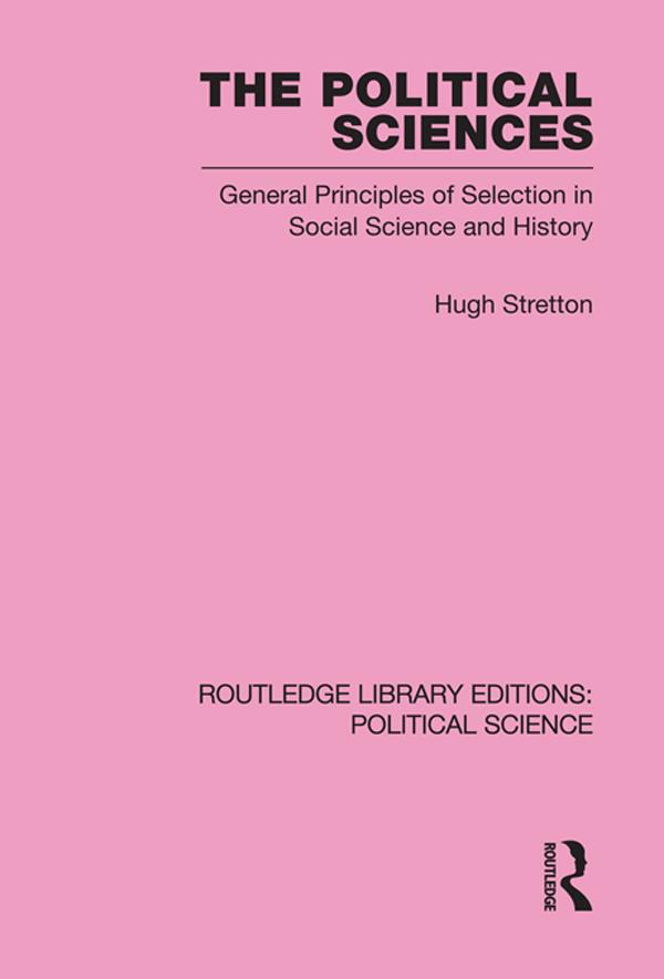 The Political Sciences by Hugh Stretton