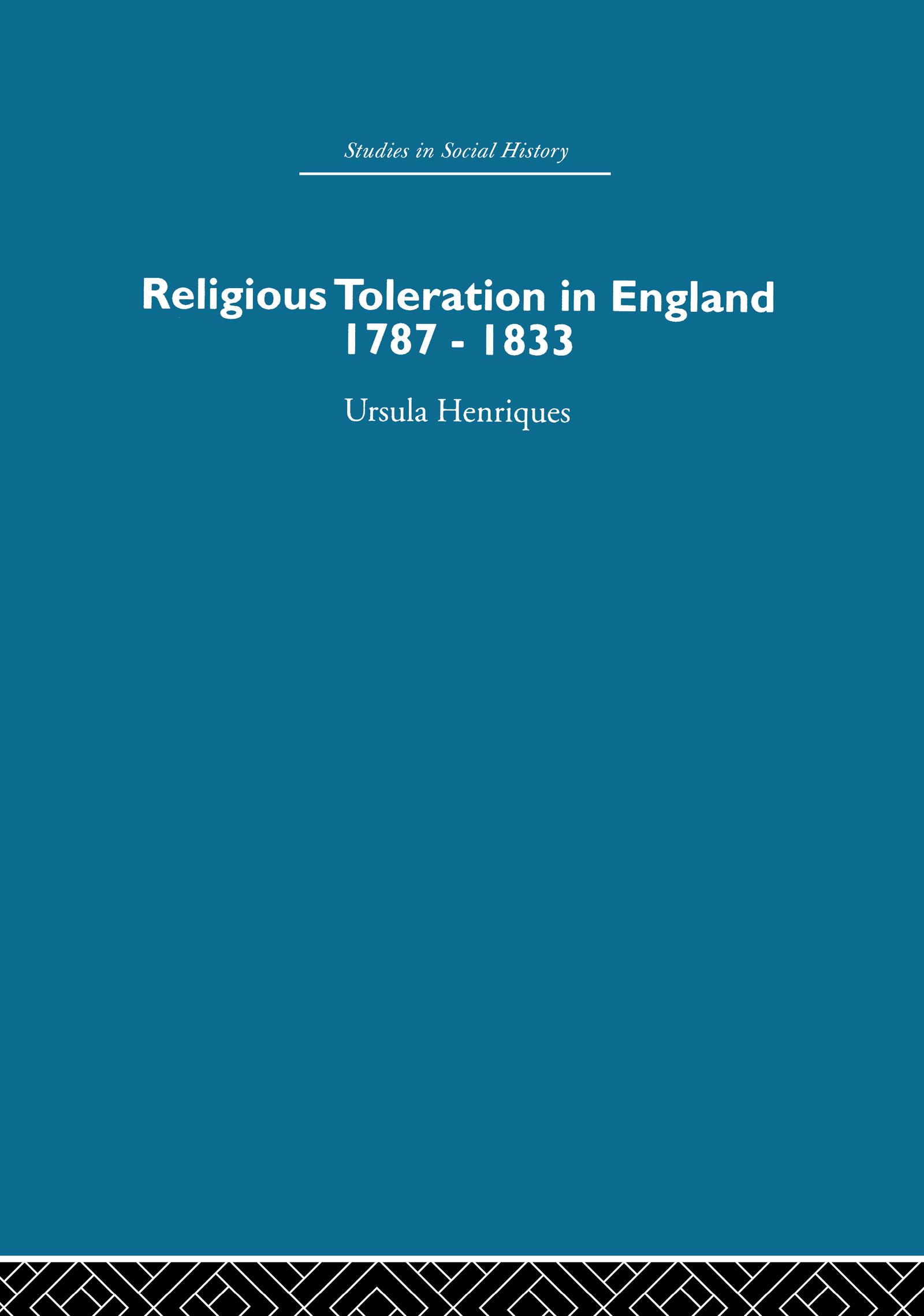 Religious Toleration in England