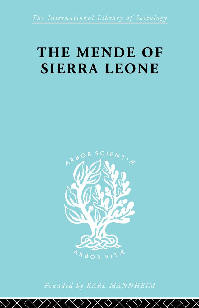 Mende Of Sierra Leone Ils 65 by Kenneth Little