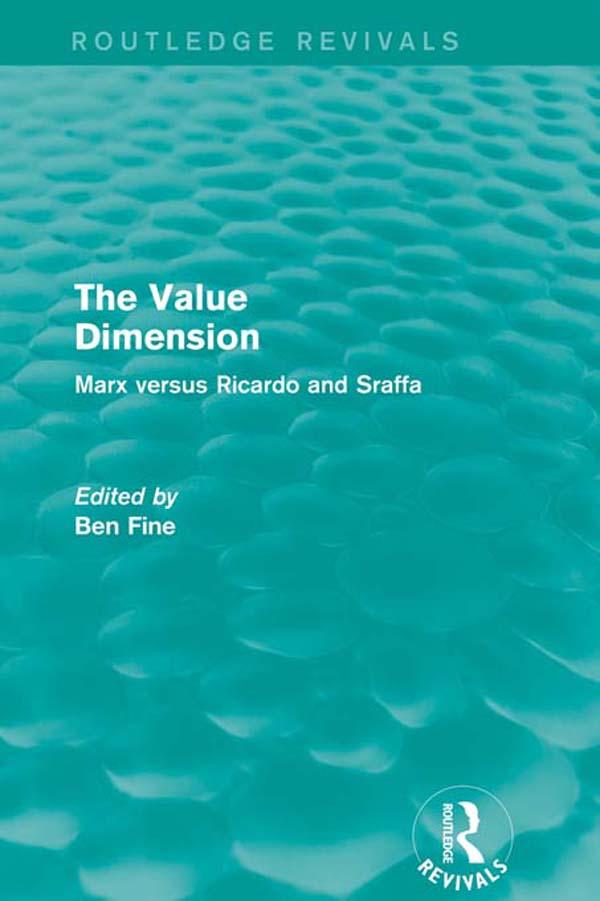 The Value Dimension (Routledge Revivals)