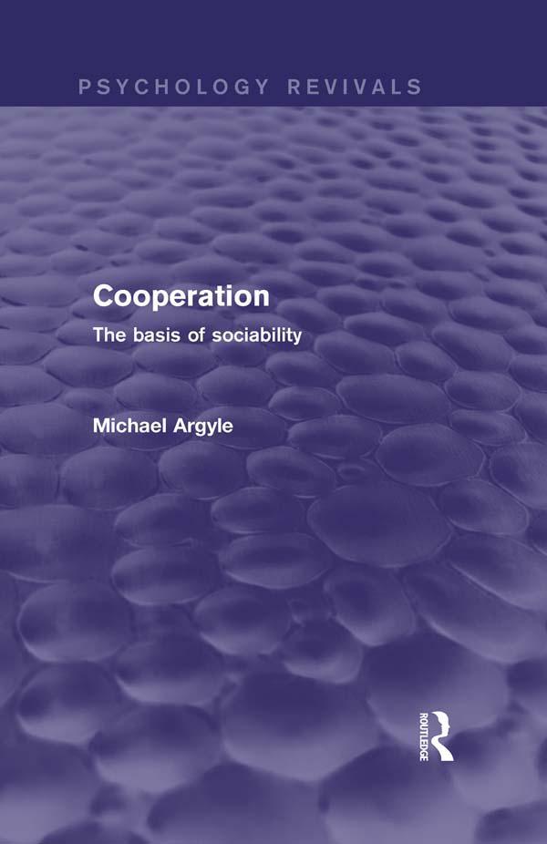 Cooperation (Psychology Revivals) by Michael Argyle