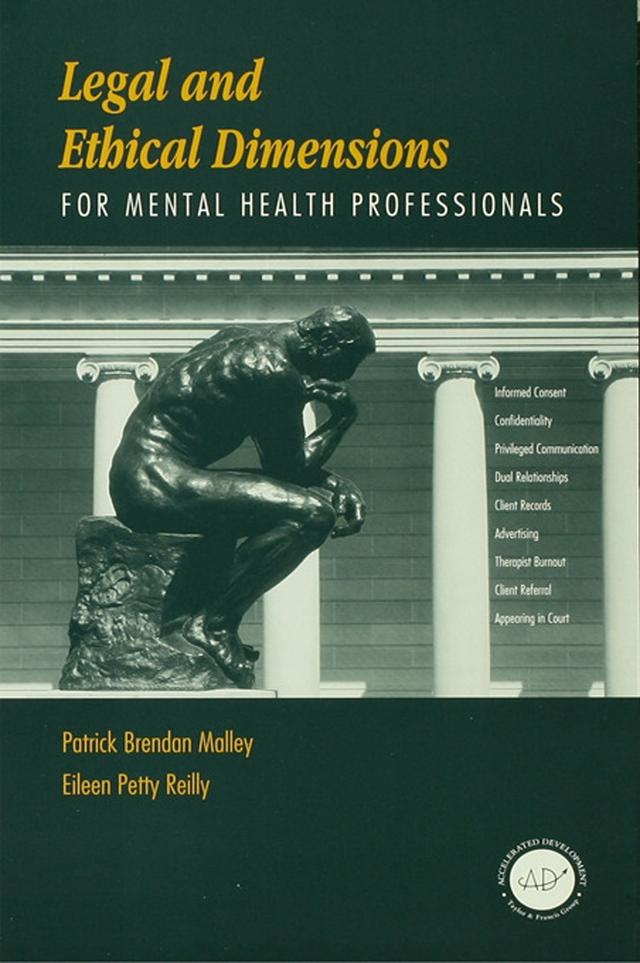 Legal and Ethical Dimensions for Mental Health Professionals by Eileen Petty Deklewa, Patrick B. Malley