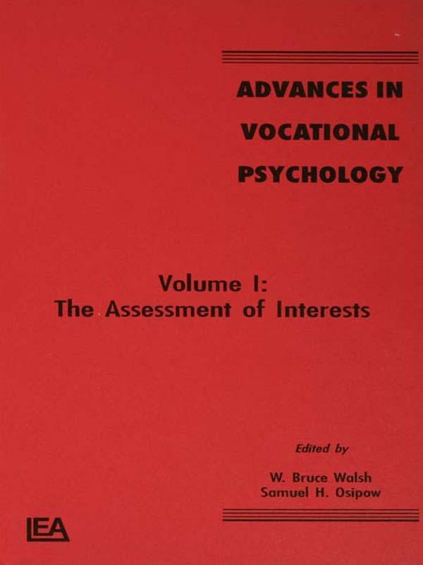 Advances in Vocational Psychology by Samuel H. Osipow, W. Bruce Walsh