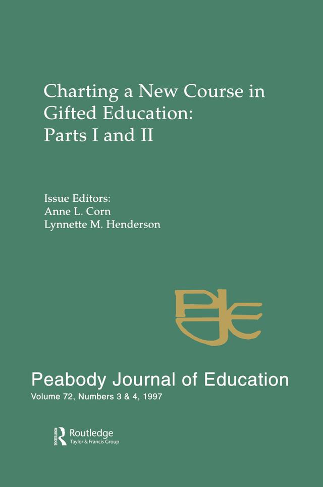 Charting A New Course in Gifted Education