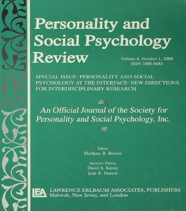 Personality and Social Psychology at the Interface by Marilynn B. Brewer
