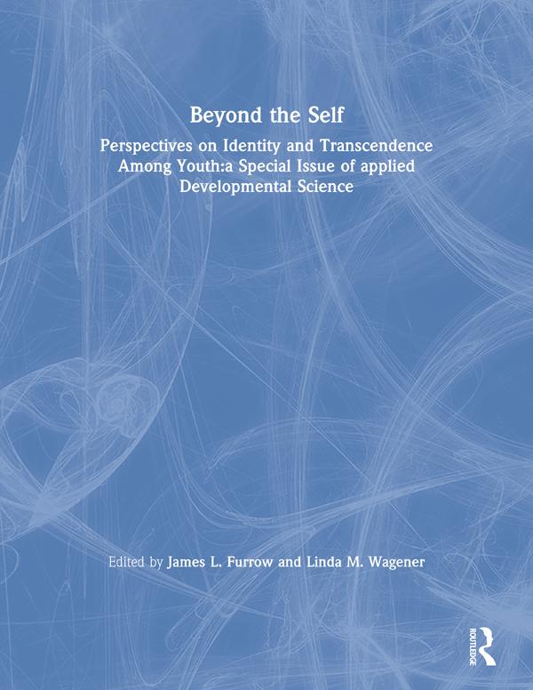 Beyond the Self by James L. Furrow, Linda M. Wagener