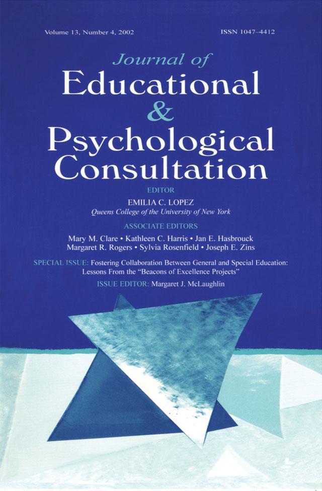Fostering Collaboration Between General and Special Education by Margaret J. McLaughlin