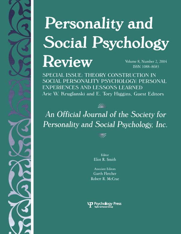 Theory Construction in Social Personality Psychology by Arie W. Kruglanski, E. Tory Higgins