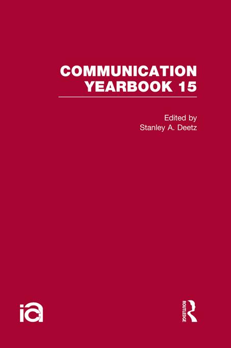 Communication Yearbook 15 by Stanley Deetz