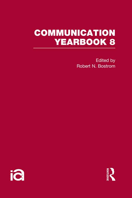 Communication Yearbook 8 by Robert Bostrom