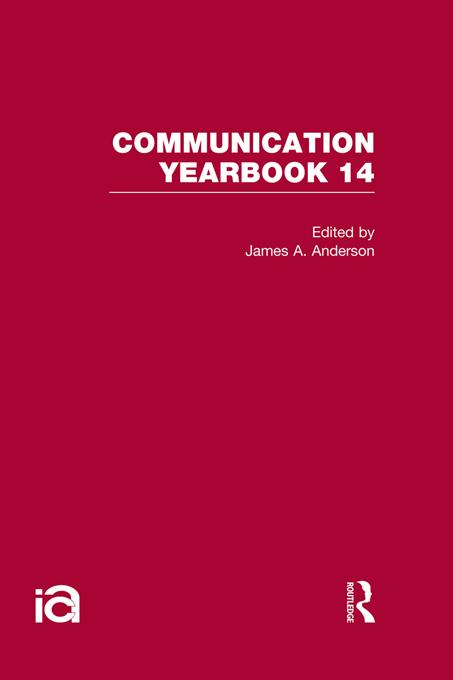 Communication Yearbook 14 by James A. Anderson