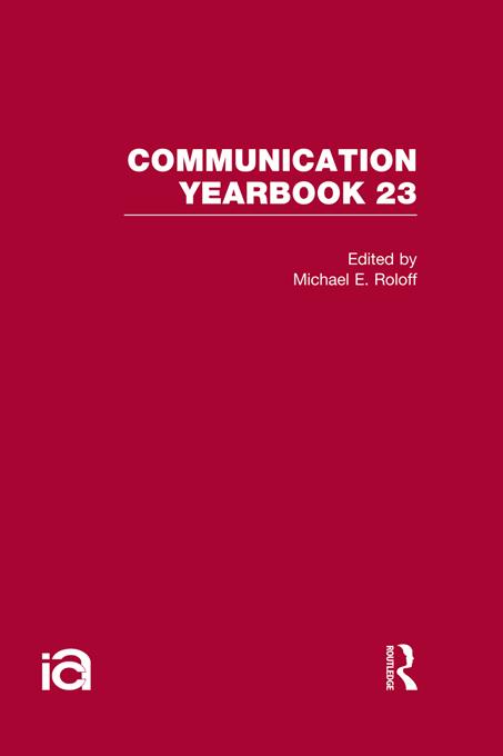 Communication Yearbook 23 by Michael Roloff