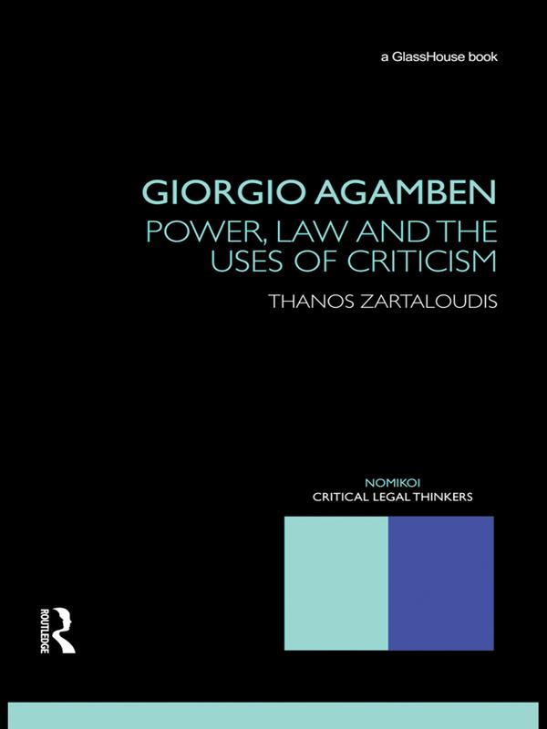 Giorgio Agamben by Thanos Zartaloudis