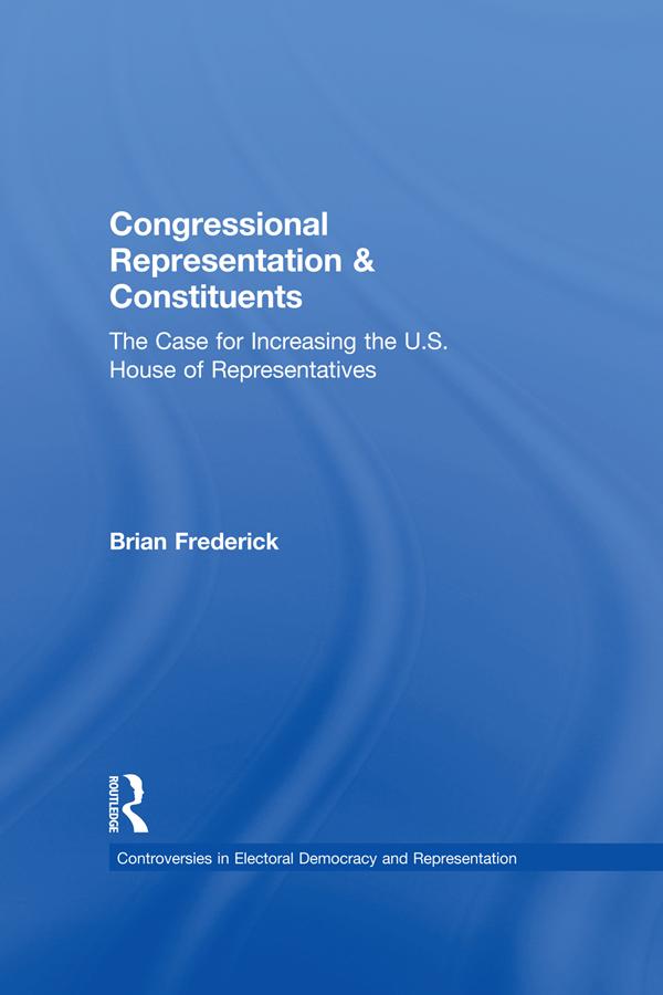 Congressional Representation & Constituents by Brian Frederick