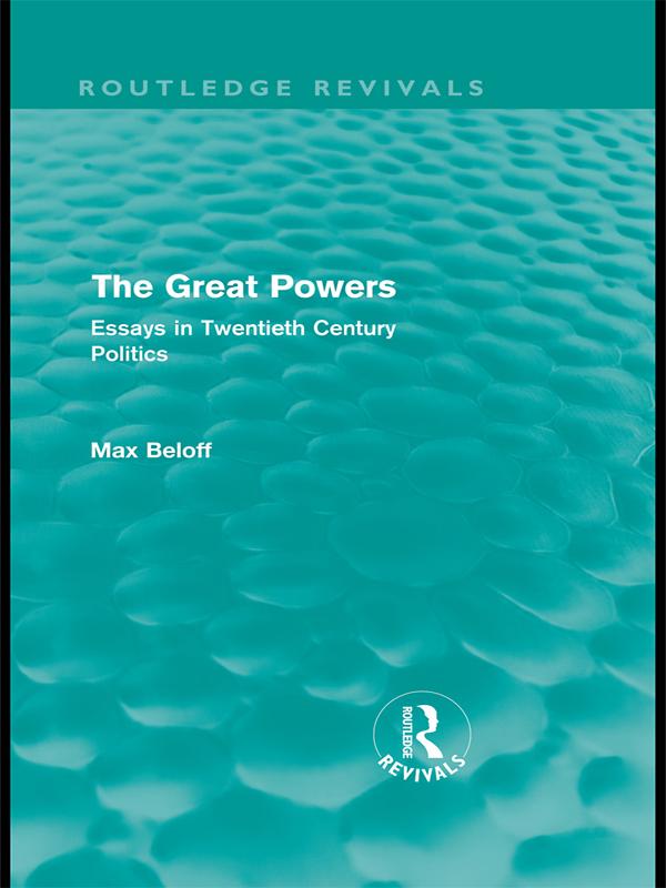 The Great Powers (Routledge Revivals)