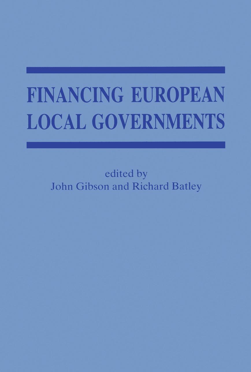Financing European Local Government