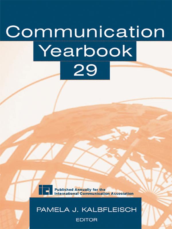 Communication Yearbook 29 by Pamela J. Kalbfleisch