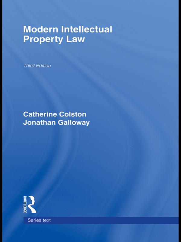 Modern Intellectual Property Law by Aisling McMahon, Andrew Griffiths, Daithí Mac Síthigh, Jonathan Galloway