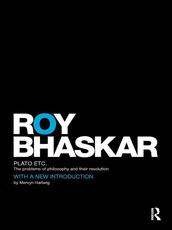 Plato Etc by Roy Bhaskar