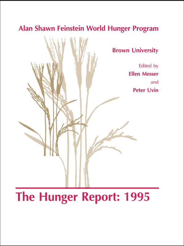 The Hunger Report 1995 by E. Messer