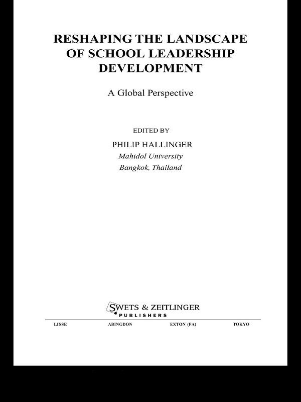 Reshaping the Landscape of School Leadership Development