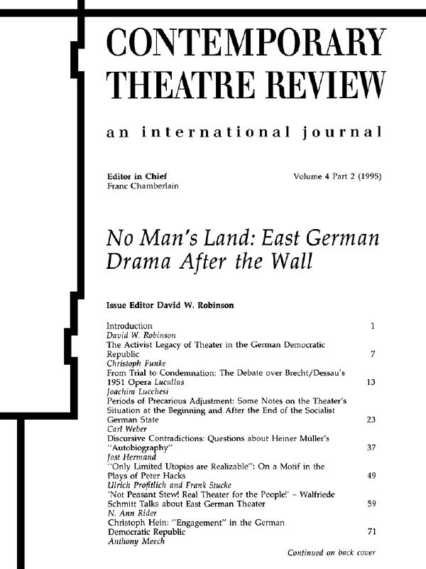 No Man's Land by David W. Robinson