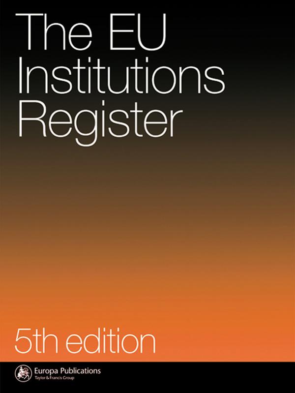 Eu Institutions Register by Europa